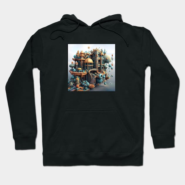 fantasy castle Hoodie by bogfl